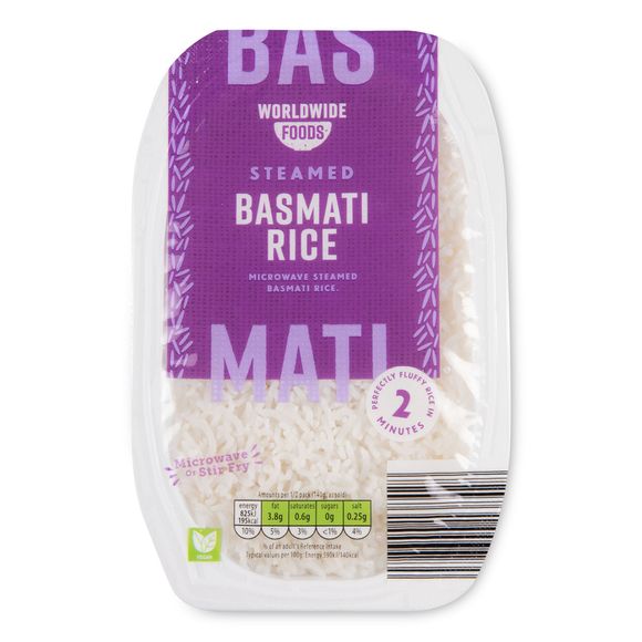 Worldwide Foods Steamed Basmati Rice 280g